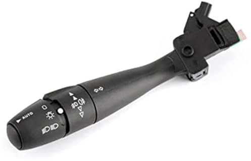 VINAMY Conmutador de la Columna de la dirección para Peugeot 206 207 307 406 407 807 (96477533XT),Interruptor de señales de farosMando Luces Faros Intermitentes Accesorios
