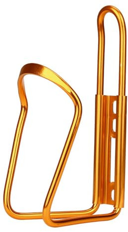 Bicycle Water Bottle Holder, Aluminum Bottle Cage, Drink Bottle Kettle Bracket for Mountain Road Bike, Gold