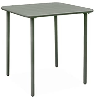 Alice's Garden - Metall-Gartentisch 2 Personen, Amelia Savanne 70 x 70cm