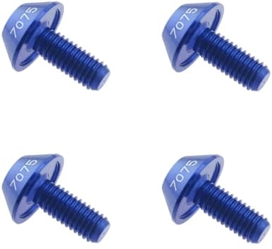 LT Easiyl 4Pcs M5 x 12mm Bicycle Water Bottle Cage Hex Bolts Bike Water Bottle Cage Holder Bicycle Water Bottle Bracket Screws for Mountain Bike Road Bike Blue