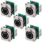 OVNSHVN Prise de châssis Ethercon Rj45, connecteur de panneau vertical D-N8FDP RJ45, connecteur de panneau vertical, série D Cat5 RJ45, durable, installation facile