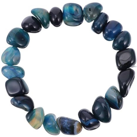 COSMEVIVI Edelstein Armreif Aus Achat Für Damen Naturstein Armband Handseil Für Alltags Und Partytrage