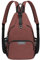 MOSISO Sling Rucksack Reisen Wandern Tagesrucksack, Crossbody Cabrio Sling Bag mit Fronttasche Eine Schulter Chest Bag, Granat Rot