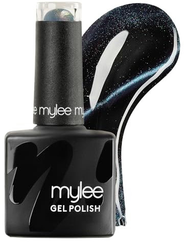 Mylee Cat Eye Gel-Nagellack 8ml [Quartz] - Magnetisch, Glitzernd, Holografisch, UV/LED, Maniküre, Pediküre, Lang anhaltend, für den Professionellen und Heimgebrauch, Langanhaltend