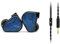TRUTHEAR Crinacle Zero:BLUE2 - Auriculares intraurales duales dinámicos con cable desmontable (3,5 mm)