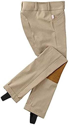 Tailored Sportsman Girls Trophy Hunter Front Zip Jodhpurs (Tan, 20R)
