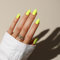 KQueenest Neon Green Press on Nails Short Almond, Short False Nails with Glue, Solid Vibrant Lime Green Fake Nails Press ons Stiletto, Glossy Opaque, Reusable Soft Gel Stick on Nail for Women, 30 Pcs