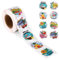 Tinoaly 500 Stück Sommer Aufkleber für Kinder, 38mm Tropisch Strand Aufkleber Wassermelone Ananas Kokosnuss Abziehbild mit Sommermotiven für Hawaii Party Dekoration DIY Basteln