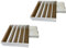 2-Pack • 5000 Count 5-Row Trading Card Storage Box • Woodhaven Trading Firm Brand