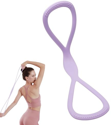 VOSSOT Bandes de résistance 8 épaisseurs - Corde de traction de yoga - Bandes de résistance - Expansion des muscles pectoraux - Pour exercices des épaules, fitness, étirement musculaire, amélioration