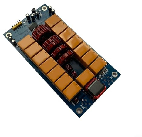 Lapiglo 0,96 per OLED ATU-100 sintonizzatore automatico antenna, 1.8-50MHz HF HF Radio Kit fai da te con misuratore di potenza accurato, per radio amatoriale portatile compatta