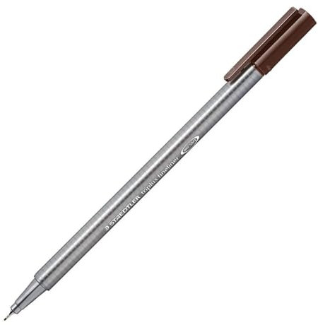 Staedtler – Triplus FineLiner 334 – Superfeine Filzspitze 0,3 mm Sepia