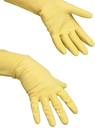 vileda Handschuhe Safegrip 101331 101196, 8 M gelb Naturlatex