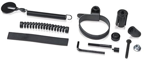 XLC Unisex – Erwachsene KS-X03 Lenkungsdämpfer, schwarz, Ø 38mm-62mm