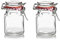 2 x Mini Kilner Preserve Jars With Clip Seal Spice Jars 70ML