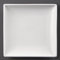 Olympia plato cuadrado de porcelana U154, blanco (Pack de 12)