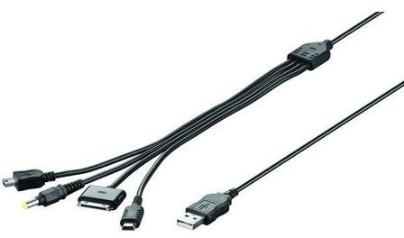 goobay Cable USB 2.0 A MicroUSB MiniUSB PSP Iphone4