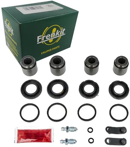 FRENKIT 228902 Bremssattel-Reparatursatz Hinten Kompatibel mit VW Touareg 7LA, 7L6, 7L7, AUDI Q7 4LB, PORSCHE BOXSTER 986