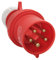 as - Schwabe Enchufe CEE 400V, 16A, 5 polos, IP44 |60420