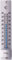 Technoline Metall-Thermometer WA 3010, Silber, 4,0 x 3,0 x 24,0 cm