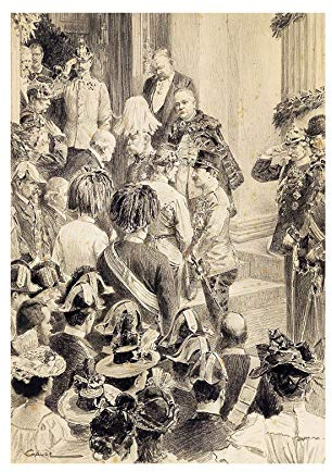 The Art Stop Painting Gause Kaiser Wilhelm II Emperor Franz Josef Framed Print F12X8684