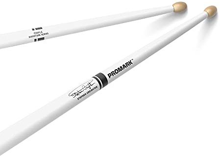 ProMark Drumsticks | Schlagzeug Sticks | PBSC-WHT Stephen Creighton Pipe Band Stick, weiß