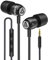 LUDOS Clamor Kopfhörer In Ear - Wired Ohrhörer mit Kabel und Mikrofon, 5 Jahre Garantie, Bass, Premium-Audioqualität, Neuartiger Memory Foam, Verstärktes Kabel, Headphones mit Anrufsteuerung