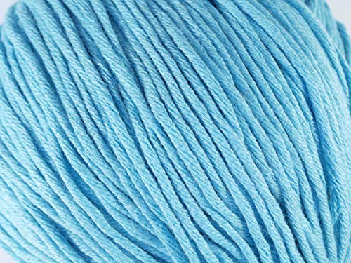 LANA GROSSA Organico | Klassiker aus Bio-Baumwolle | Handstrickgarn aus 100% Bio Baumwolle | 50g Wolle zum Stricken & Häkeln | 90m Garn
