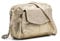PIECES Pcnaina Leather Cross Body FC Noos, Sac à bandoulière Femme, Couleur doré/Neige, Einheitsgröße