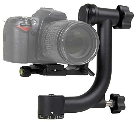 Kamera Stabilisator 360° Schwenkbar Handstabilisator mit Schnellwechselplatte 1/4 3/8 Zoll Schraube, Legierung Video Stabilizer Halter für DSLR Camcorder DV bis zu 20kg