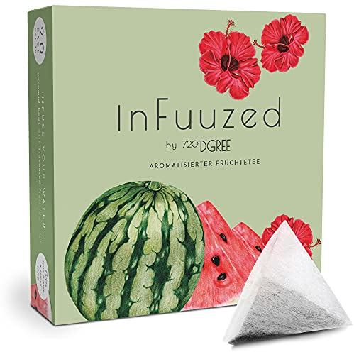 720°DGREE Goût pour l'eau InFuuzed - Melon - Boisson froide sans Sucre et Calories - Boissons naturellement délicieuses pour ta gourde - L'Alternative aux limonade, thé glacé, sirop