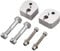 RETYLY Motorrad Lenker Riser für Fjr1300 Fjr 1300 2006-2019 Silber Motorrad Zubeh？r