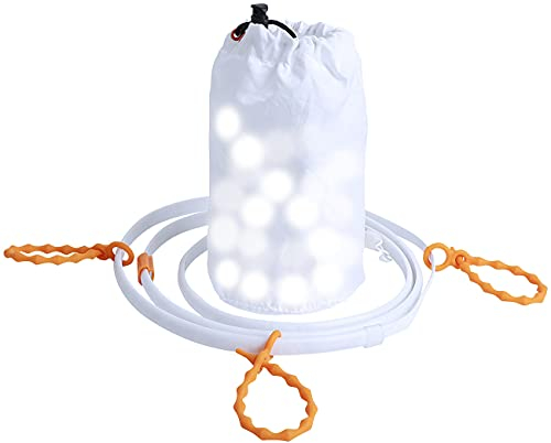 Lunartec Schirmbeleuchtung: 2in1-Outdoor-USB-LED-Lichtschlauch, 90 LEDs, 630 lm, weiß, IP67, 3 m (Lichterkette USB, Licht-Schlauch, Weihnachtsbeleuchtung)