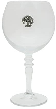 Tree of Life 23 Oz Gin Glass Balloon Style Gift Boxed 515