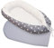 ULLENBOOM ® Babynest Set mit Einlage, Kuschelnest (55x95 cm) Graue Sterne (Made in EU) - Baby Nestchen aus Baumwolle, ideal als Reisebett, Baby Cocoon & Kuschelbett, im Set mit Einlage