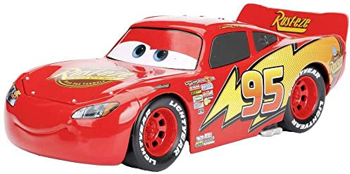 Jada - Lightning McQueen, 1:24 Scale, Metal, Rubber Tires, Doors, Hood and Trunk Open, Collectionism (253084000)
