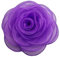 KABELIF 1 Stück Damen Blume Haarspange, Blume Haarklammer, Blume Haarclip Haarschmuck, Rose Broschen Ansteckblume, Blume Corsage für Hochzeit Bankett Party (Violett)