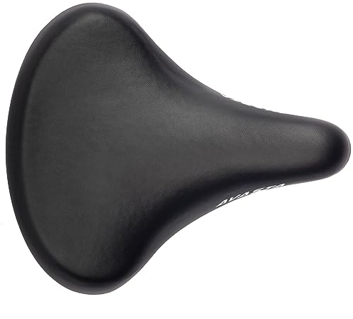 AVASTA Kinderfahrradsitz Fahrradsattel für Mädchen & Jungen Wasserdichtes breites weiches Fahrradkissen Dual Shock Fit für 12 14 16 18 20 Zoll Mountain Road Fahrrad，schwarz