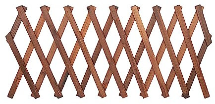 Focket Clôture en Treillis Extensible - 120 x 35cm, 155 x 30cm, 180 x 25cm - Mur en Bois pour Plantes Grimpantes, Vignes et Fleurs