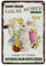 Metallschild im Vintage-Stil, rustikal, Osterhase, Retro, Paris, Frühlingsdekor, florales Honig-Design, rustikale Ostereier, Wandkunst, Poster, Heimdekoration, Garage, Hof, Schilder, 20 x 30 cm