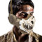 Yzpacc Airsoft Mask Half Face Oni Mask Samurai Mask Skull Half Face Masks Tactical Half Face Mask With Ear Protection Mesh Mask For Halloween Party Paintball Cs Hunting, CP-ear style-white