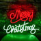 SIGNSHIP Merry Christmas Neon Schild Rot&Grün Buchstaben Weihnachten Neon Lichter Merry Christmas Dimmbare Acryl Neon Licht mit Schalter Neuheit Beleuchtung für Wand Dekor