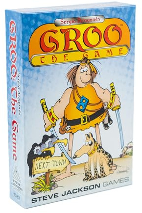 Steve Jackson Games | Groo: The Game | Tactical Game of Chaos and Comedy | Perfect for 3 to 6 Players | Ages 10 and Up | English | Fun for Family Game Nights or Casual Gatherings