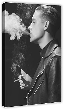 G-Eazy Musikposter auf Leinwand, Schlafzimmer, Dekoration, Sport, Landschaft, Büro, Raumdekoration, Geschenk, Rahmen-Stil, 30 x 45 cm