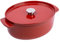 KitchenAid Cast Iron Ø30cm/5.6L Oval Casserole with Lid, Robust & Durable,Searing,Browning or Frying,PFAS-Free Enamel Interior,Induction,Ergonomic Handle,Oven Safe up to 260°C,Empire Red