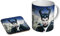 glades Maleficent Angelina Jolie – Keramik Kaffeetasse + Untersetzer Geschenkset