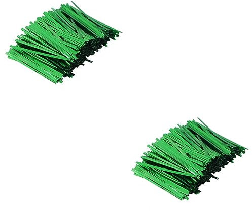 Gatuida 1600pcs Colorful Metallic Bread Ties for Candy Bags Party Decorations and Crafts Easy to Use for Weddings and Birthdays Pet and Wire