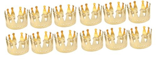Zerodeko 12stücke Teiliges Goldene Serviettenringe Krone Für Hochzeitsfeiern Geburtstagsfeiern Und Weihnachtsdekoration Elegante Serviettenhalter Für Festliche Anlässe Und