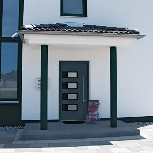 Möbel Home Tools Haustür Anthrazit 110x210cm Aluminium und PVC