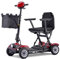 Scooter De Movilidad Eléctrica De 4 Ruedas,Scooter De Movilidad Para Adultos,Sillas De Ruedas Plegables Para Adultos Livianos,Silla De Ruedas Eléctrica,Con Cargador Y Canasta Incluidos red